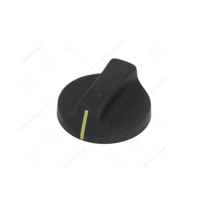 zwarte knop ø 51 mm