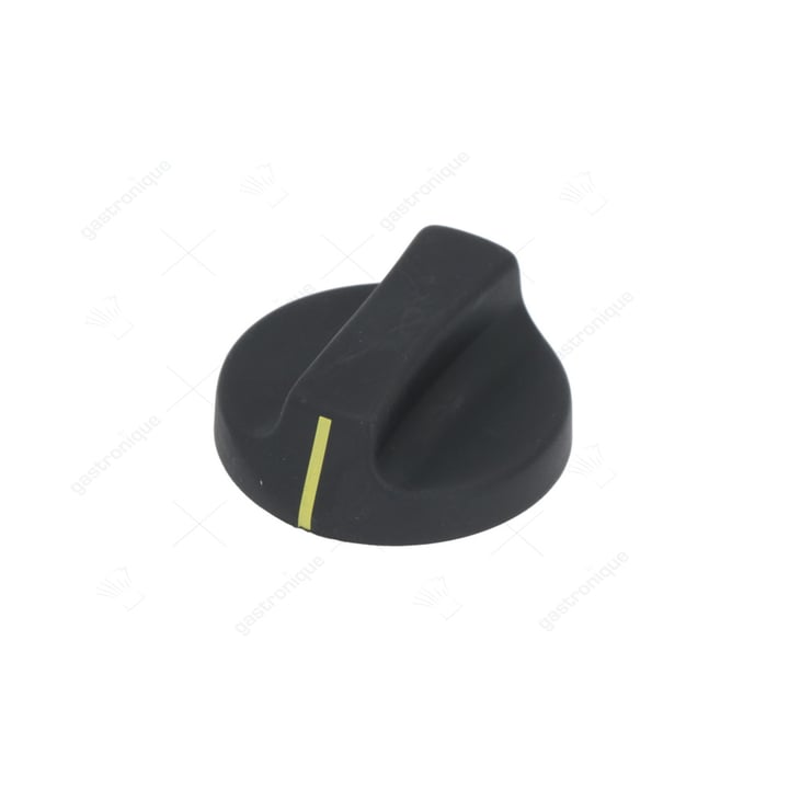 zwarte knop ø 51 mm