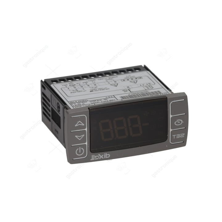 elektronische regelaar DIXELL inbouwmaat 71x29mm 230V spanning AC NTC/PTC relaisuitgang 2 DI