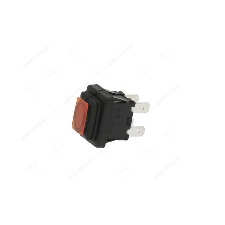 switch 2 pole orange 12a 250v