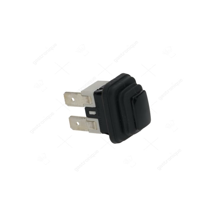 push-button 1-pole black 10a 250v