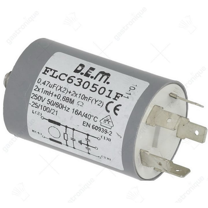 interfer. supp. filter d.e.m. flc630501f
