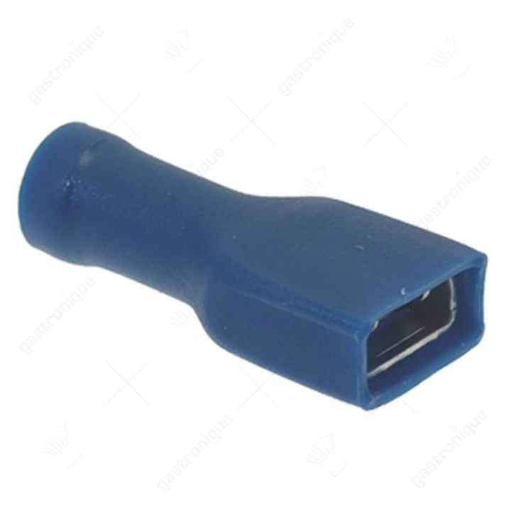 Vlaksteker blauw 1,5-2,5mm geïsoleerd 6,3 x 0,8mm