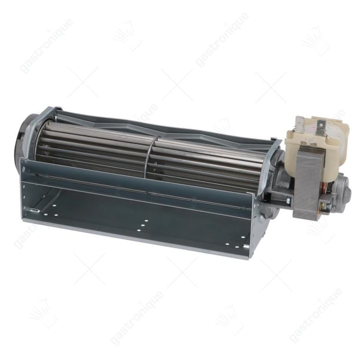 Dwarsstroomventilator motor rechts 180 mm ø 45 mm 220/230 Volt 25 Watt
