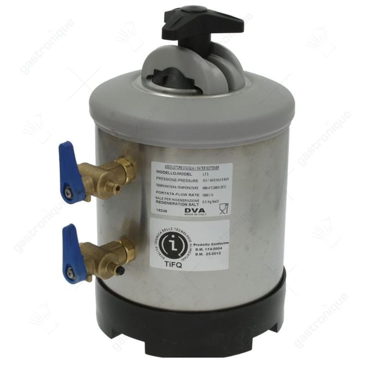 manual water softener 5 l ø 3/8"