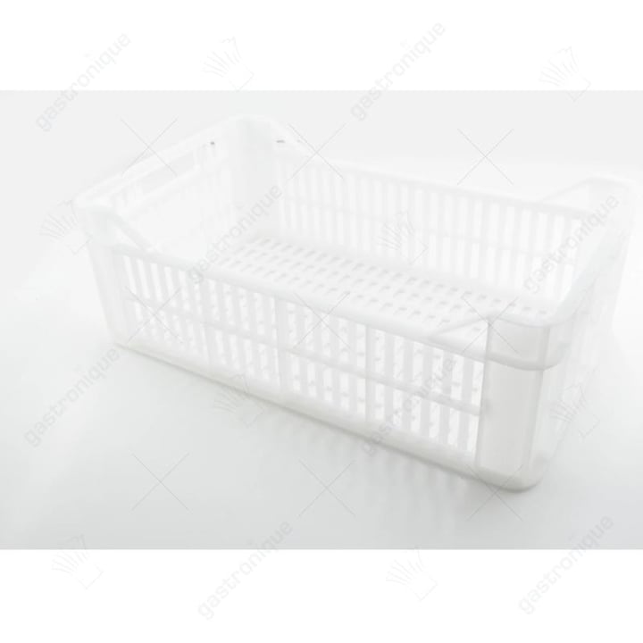 Plastic mandje bovenaan