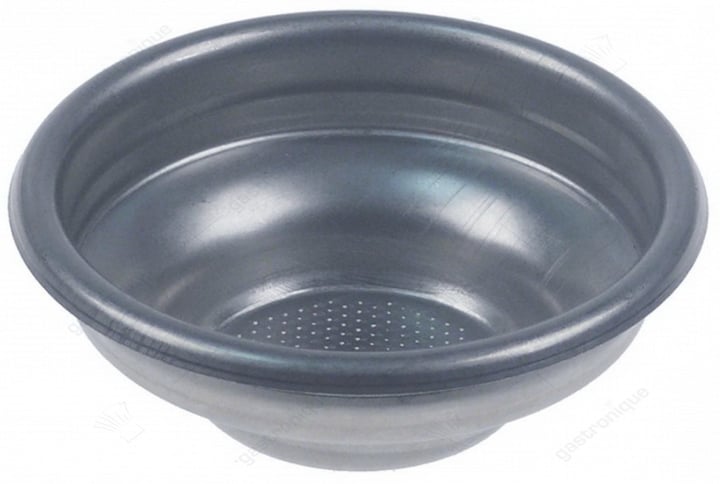 koffiefilter ø 70mm inbouw ø 60mm H 24,5mm kopjes 1 hoeveelheid koffie 7g gaten ø 0,3mm