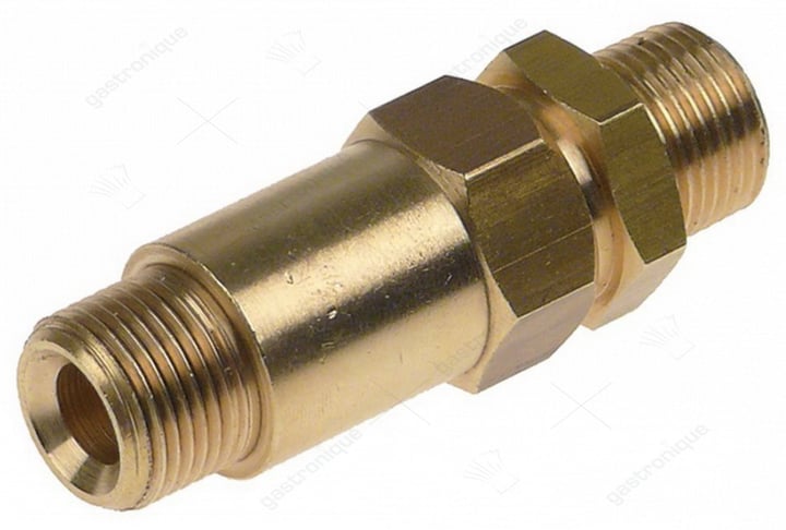 terugslagventiel ingang 3/8" uitgang 3/8" L 40mm