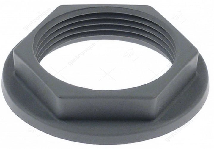 moer draad 1 1/2" OD ø 67mm H 13,5mm ID ø 45mm 