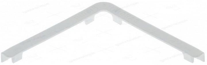 glijhoek draad ø 5mm L 120mm B 120mm H 12mm L-vorm