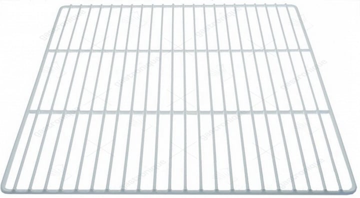 draadrooster B 530mm D 650mm GN 2/1 staal kunststof gecoat draadsterkte buitenring 8mm