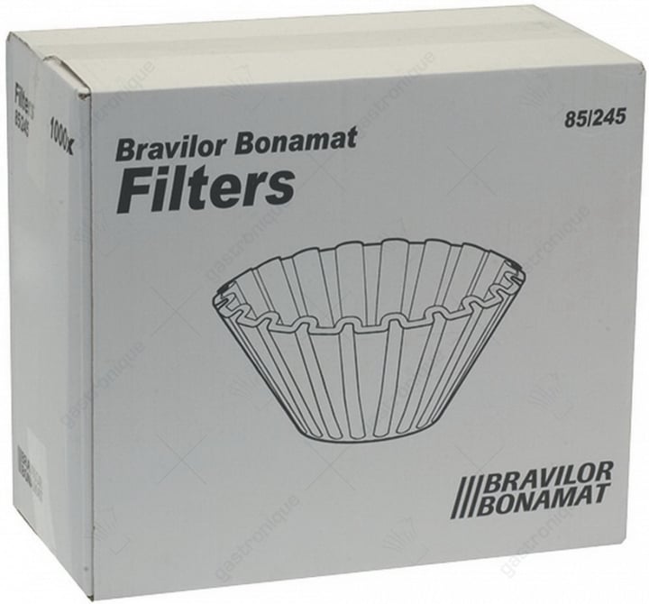 basket paper filter ø 85/245 mm 1000pcs