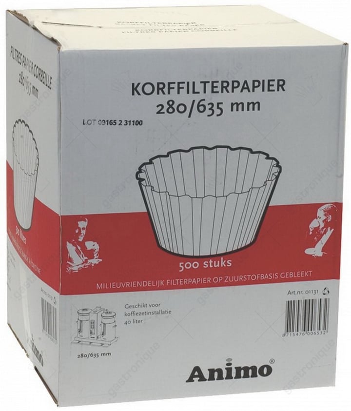 basket paper filter ø 280/635 mm 500pcs