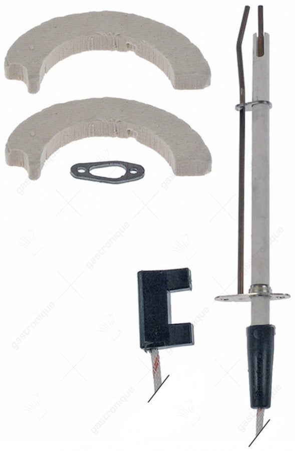 bougie met toebehoren flens L 38mm flens B 16mm D1 ø 9mm LL1 54mm LL2 144mm kabellengte 575mm