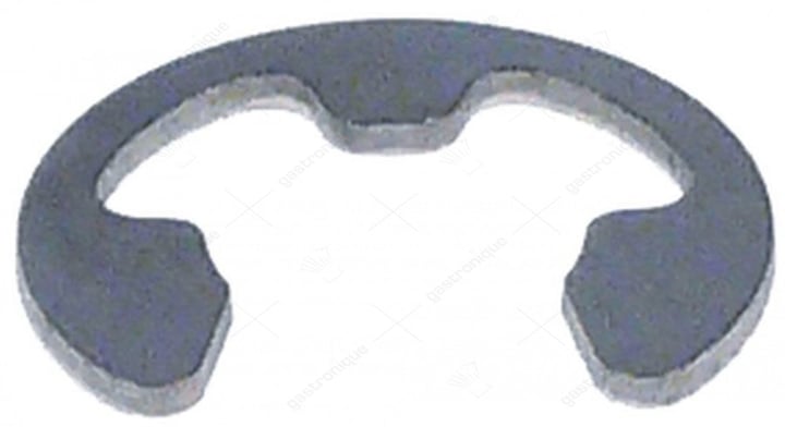 zekering E D1 ø 9mm D2 ø 18mm RVS DIN 6799 dikte 1,1mm voor schacht ø 10-14mm