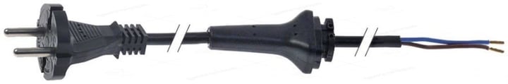 apparaataansluitleiding CEE7/17 2-polig 1,5mm² met schroeven zwart L 3750mm stekertype C