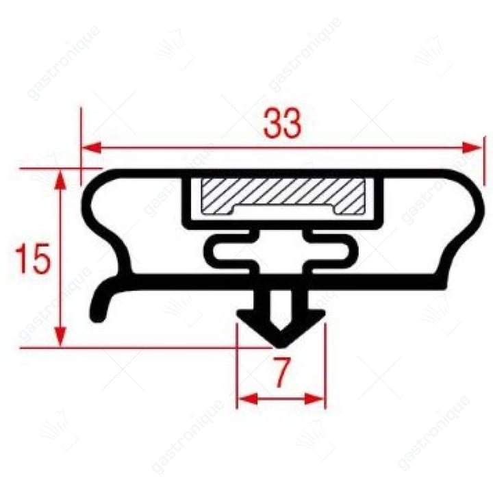 DEURRUBBER 730x590 mm