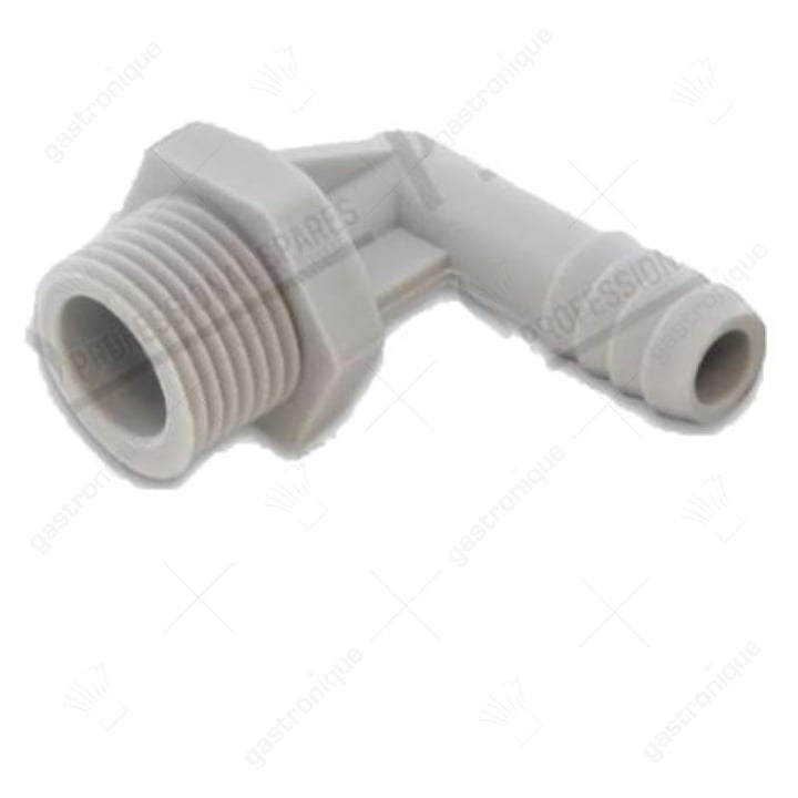 Rubber holder 90° 1/2 hose Ø 12mm