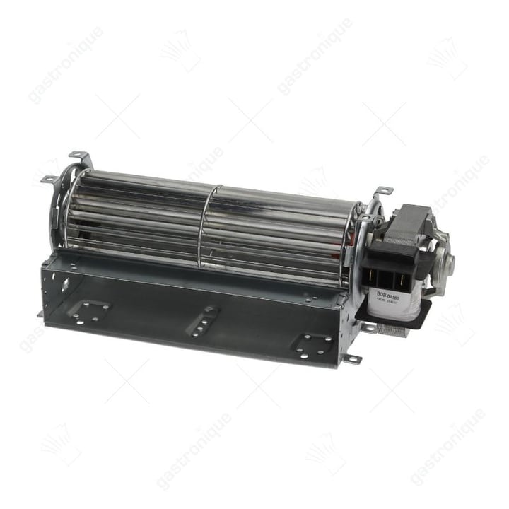 Dwarsstroomventilator motor rechts 180 mm ø 60 mm 230 Volt 11 Watt