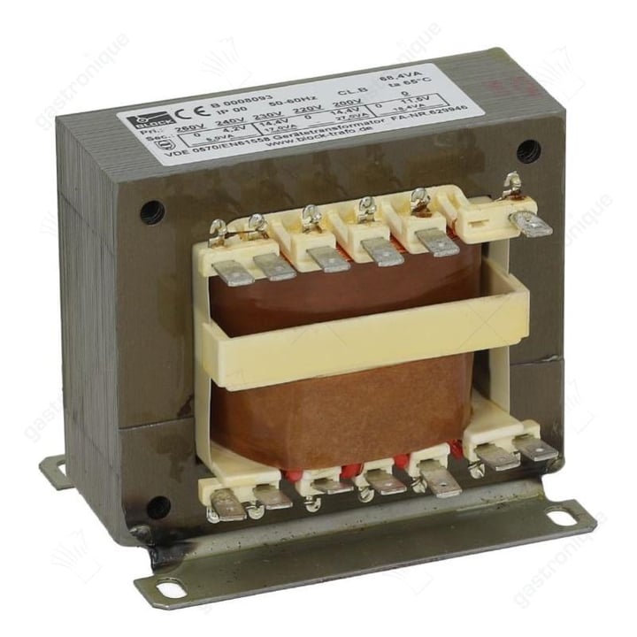 transformator primair 200-260VAC secundair 4,2/14,4/11,5VAC 68,4VA