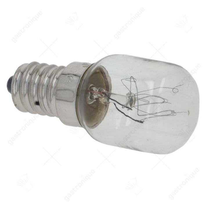 gloeilamp t.max. 300°C fitting E14 25W 230V ø 25mm L 55mm glas L 30mm voor oven 120 1000