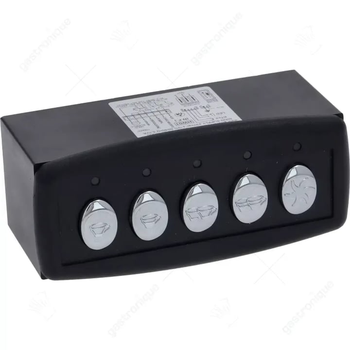 toetsenbord 5 toetsen 230v 50/60hz