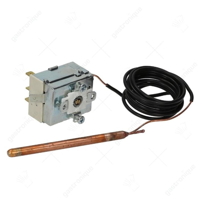 thermostaat t.max. 90°C instelbereik 0-90°C 1-polig 1CO 16A voeler ø 6,5mm voeler L 95mm