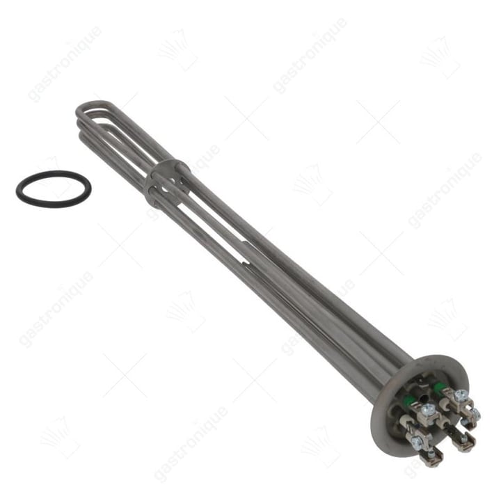 verwarmingselement 9000W 230V VC 3 inbouw ø 47,5mm L 485mm B 34mm H 24mm rondflens aansluiting M4