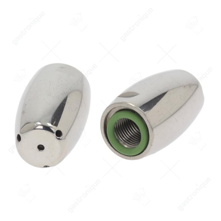 steam nozzle st. steel ø 1/8"f met middengat