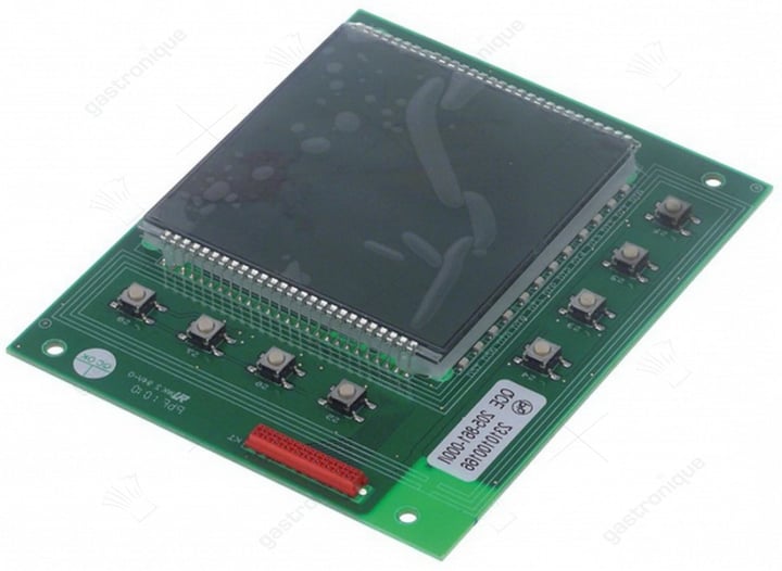 SCHEDA ELETTRONICA DISPLAY/TASTIERA 1390049 per BRAVILOR-BONAMAT B5-B5HW-B10-B10HW-B20-B20HW-