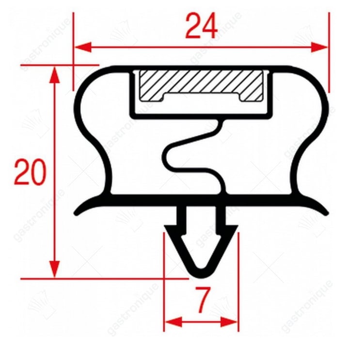 Deurdichting 139,4 cm × 64,5 cm
