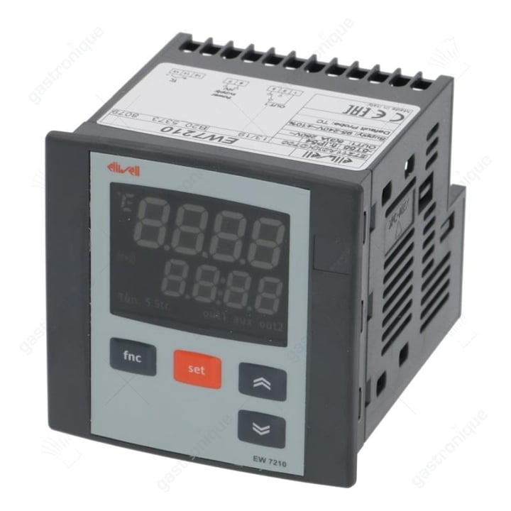 elektronische regelaar ELIWELL type EW7210 model E7211A0XHD700 inbouwmaat 66,5x66,5mm 95-240V