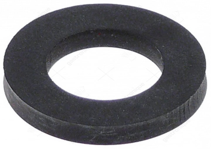 vlakke pakking in rubber ø 24x12x2 mm (voor 3/4")