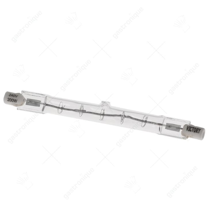 LAMPE HALOGÈNE INFRAROUGE R7s 200W 240V 118 mm