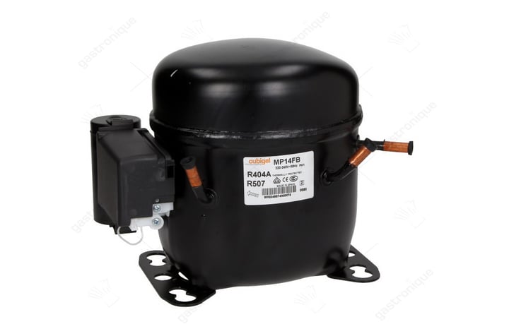 compressor koelmiddel R404a/R507 type MP14FB 220-240V 50Hz LBP volledig hermetisch 13,9kg 1/2HP