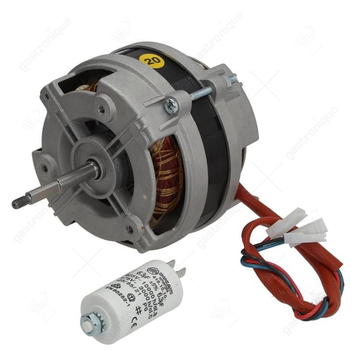 moteur de ventilateur 220-240V phase 1 50/60Hz 0,12kW 2800/3400U/min vitesse 1 L1 95mm L2 32mm L3 23mm