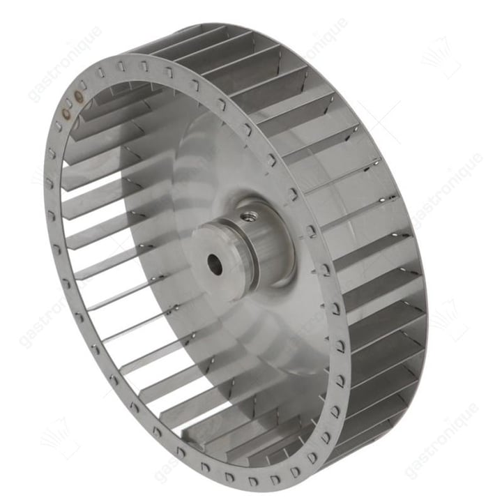 pale de ventilateur D1 ø 164mm H1 38mm lames 36 D2 ø 8mm D3 ø 8mm H2 28mm