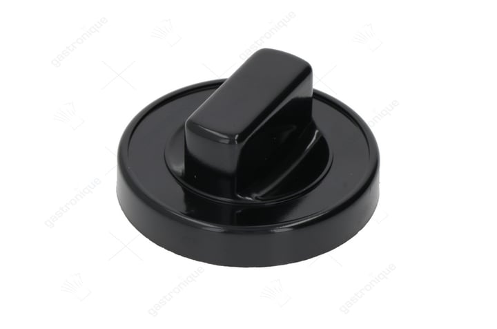 zwarte knop ø 70 mm universeel