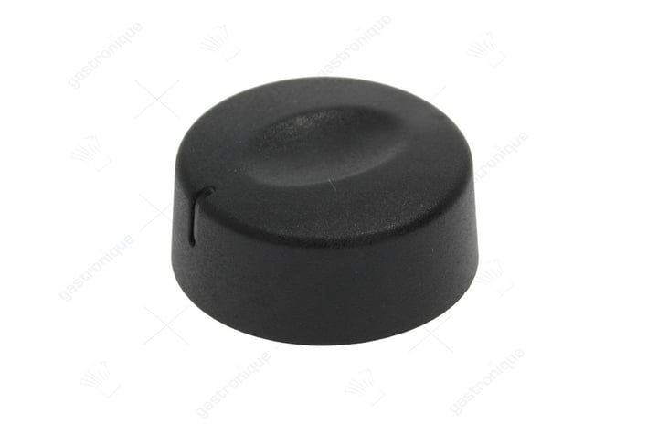 zwarte knop ø 41 mm met index