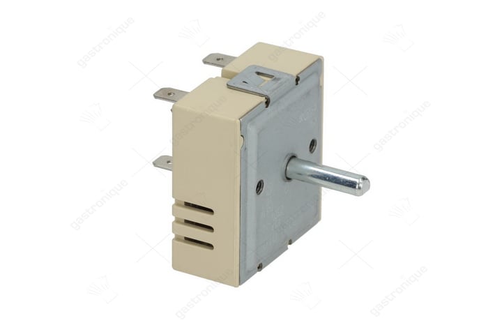 energieregelaar 230V 13A enkel circuit draairichting rechts as ø 6x4,6mm as L 23mm