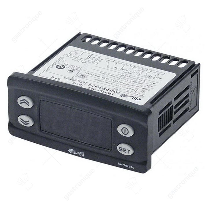 elektronische regelaar 230V inbouwmaat 71x29mm montage inbouwversies relaisuitgang 3 NTC NTC DI