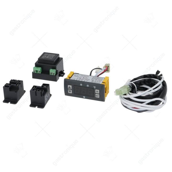 elektronische regelaar SHANGFANG type SF-104S-2 inbouwmaat 71x29mm 230V spanning AC NTC