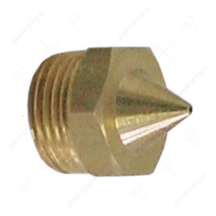 gasinspuiter draad 3/8" SB 17 boring ø 0,9mm