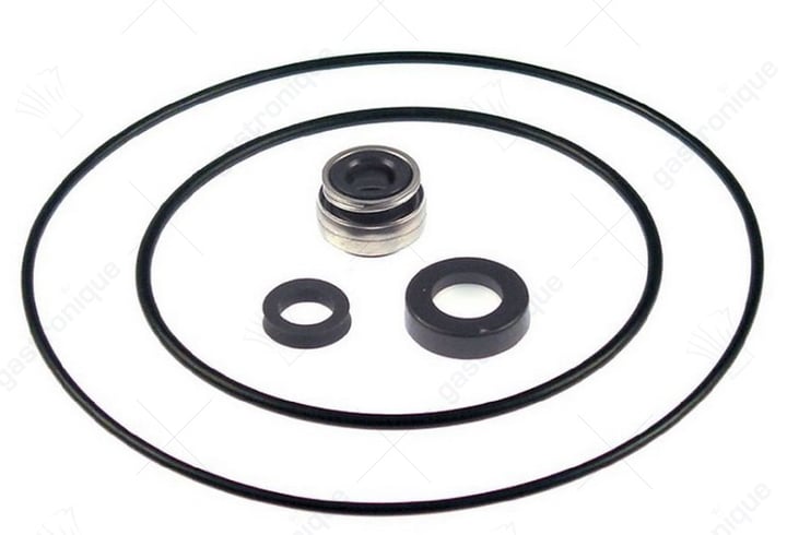 glijring dichting set voor schacht ø 12mm AD ø 24mm H 15mm hoogte tegenring 8mm