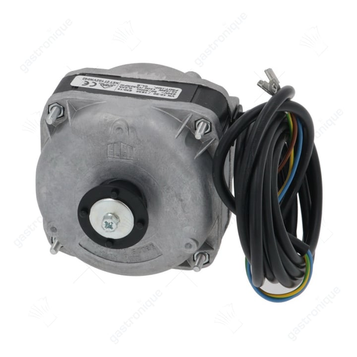 ventilatormotor ELCO 10W 230V 50/60Hz lager kogellager aansluiting vlaksteker 6,3mm