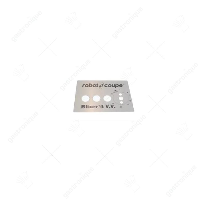 FRONTPLATTE BLIXER 4 VV Robot Coupe 407843