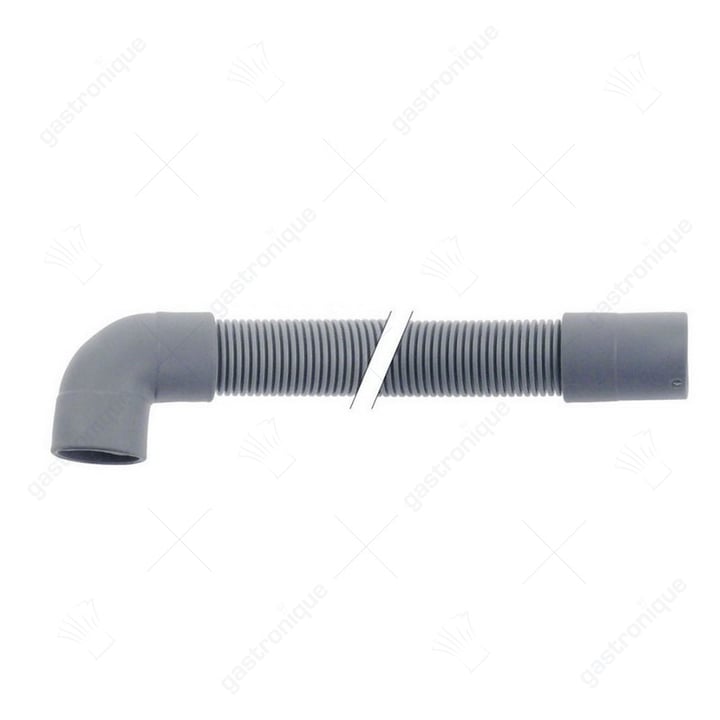 afvoerslang 1700 mm ø 24 mm ø 28 mm recht ø 28 mm haaks int.