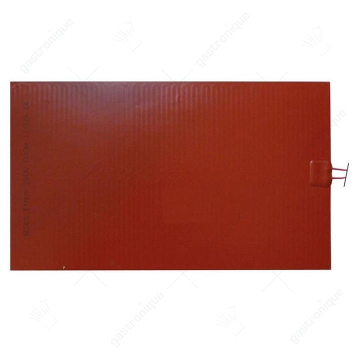 plakelement L 460mm B 270mm 600W 230V silicone kabellengte 2300mm materiaaldikte 1mm