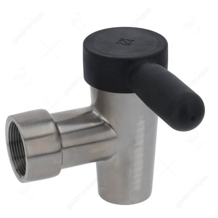 Aftapkraan aansluiting 1 1/2" ID RVS o-ring afsluitend A 100mm B1 61mm B2 146mm