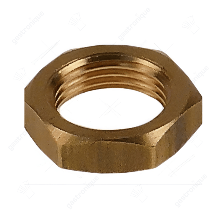 moer draad 3/8" H 6mm koper SB 22 vpe 1stuk